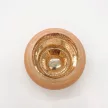 Gyertyatarto, üveg, terrakotta - 18 cm