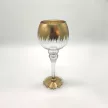 Gyertyatartó szett, 30-35-40 cm - Arany-Áttetsző