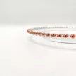 Pearl üvegből készült dísztányér rose gold színű díszítéssel, Ø 32 cm