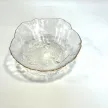Bloom áttetsző üvegtál arany peremmel, Ø 15 cm
