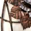 Falltime bronzos színű fém fali dísz, 130x75x5 cm