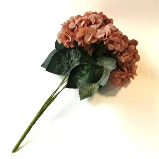 Pasztell rózsaszín mű hortenzia, 54 cm
