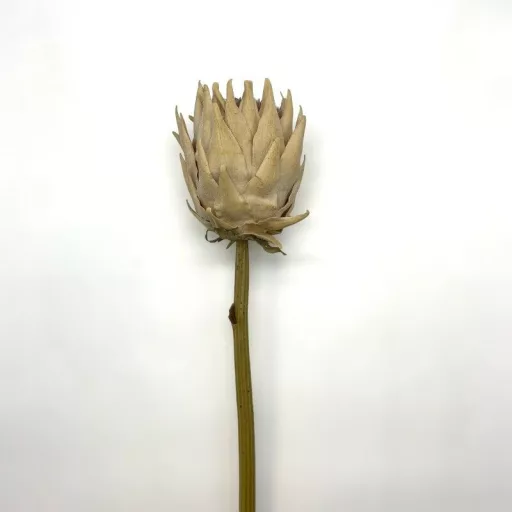 Fehér színű szálas művirág, 62 cm