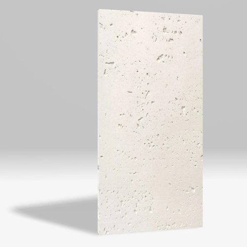 Flexible stone, mészkő hatású, 120x60 cm, Travertino - White