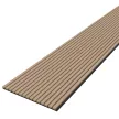 Akusztikus falpanel, MDF, 300x60 cm - Greige Oak
