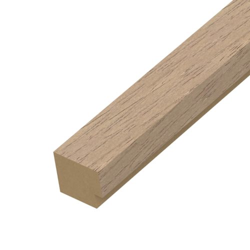  Záróelem akusztikus falpanelhez, MDF, 300x2,8 cm - Greige Oak