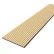 Akusztikus falpanel, MDF, 300x60 cm - Vanilla Oak