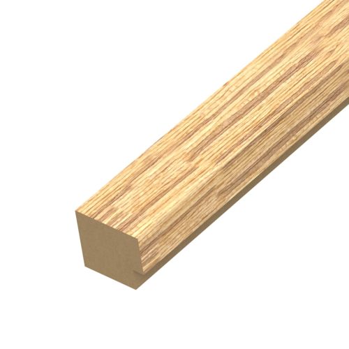 Záróelem akusztikus falpanelhez, MDF, 300x2,8 cm - Pure Oak