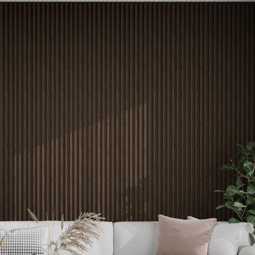 Lamella, fa hatású, WPC, 280x17 cm - Shadow Oak