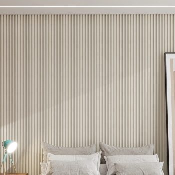 Lamella, textil hatású, WPC, 280x17 cm - Soft Linen