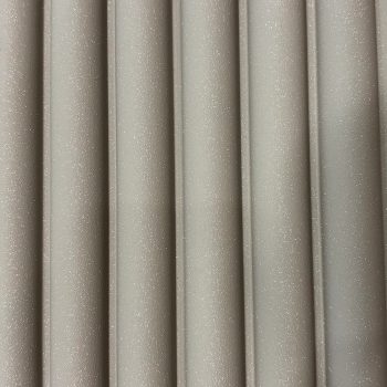   Lamella, hullámos felülettel, WPC, 290x16 cm - Sparkly Brown