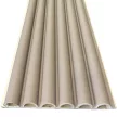 Lamella, hullámos felülettel, WPC, 290x16 cm - Sparkly Brown