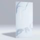Falpanel, márvány mintával, PVC, 120x60 cm, 8 db-os csomag - Graceful White