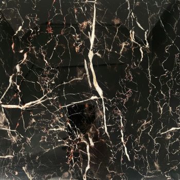   Falpanel mintadarab, márvány mintával, PVC, 30 x 20 cm - Fekete és Barna