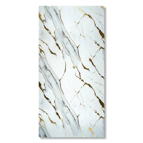 Falpanel, márvány mintával, PVC, 240x120 cm - Gold in Dawn