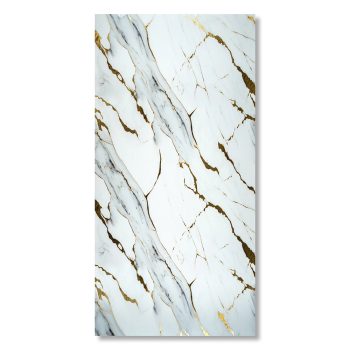   Falpanel, márvány mintával, PVC, 280x120 cm - Gold in Dawn