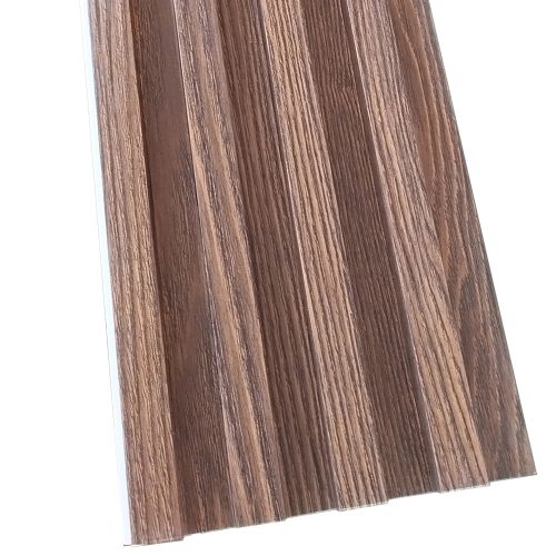 Lamella, fa hatású, WPC, 280x16 cm - Dió