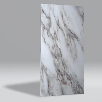   Falpanel, márvány mintával, PVC, 240x120 cm - White Jade in Beige