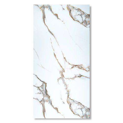 Falpanel, márvány mintával, PVC, 240x120 cm - Scent of Gold