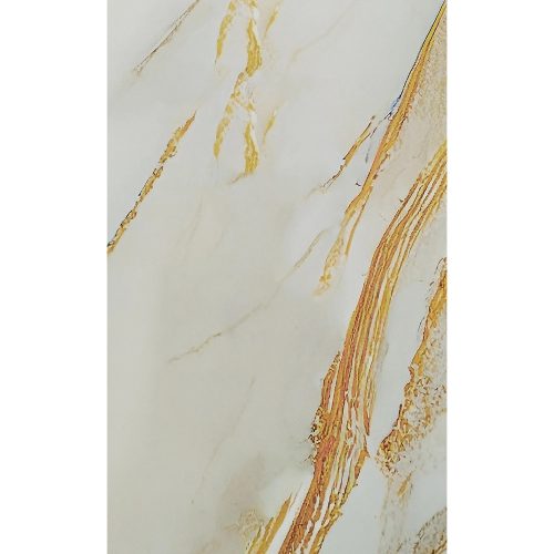 Falpanel, márvány mintával, PVC, 240x120 cm - Verdant Gold