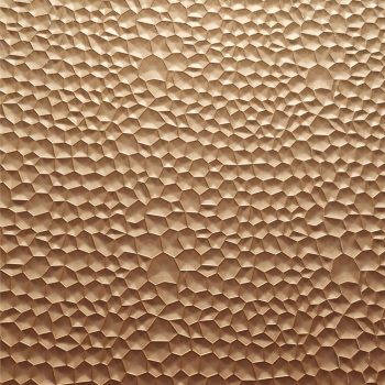 Falpanel, dombornyomott, PVC, 240x120 cm - Gold Metal