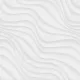 Tapéta hullám mintával, PVC, 1.06 x 15.6 m - Ezüst