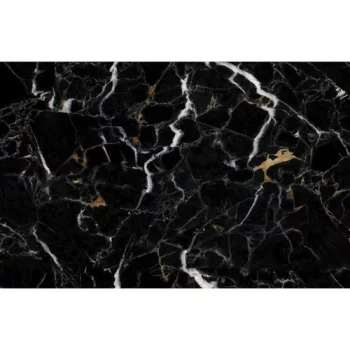   Öntapadós fólia, márvány mintával, 0.6 x 10 m - Fekete, Fehér és Arany