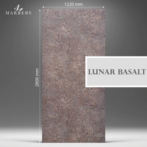 Falpanel, rusztikus, bambuszrost, 280x122 cm - Lunar Basalt