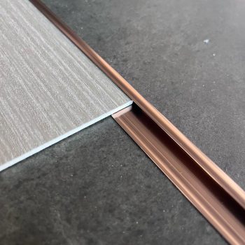   U profil, aluminium, 3 mm-es falpanelhez, 5x3x2900 mm - Rosegold