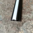 LED profil, süllyeszthető, alumínium, 30.3x9.5x2800 mm - Fekete