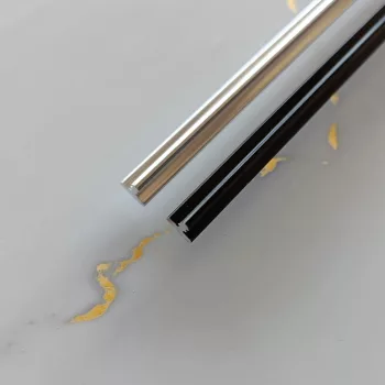 T profil, alumínium, 3000 mm, fényes felülettel - Ezüst