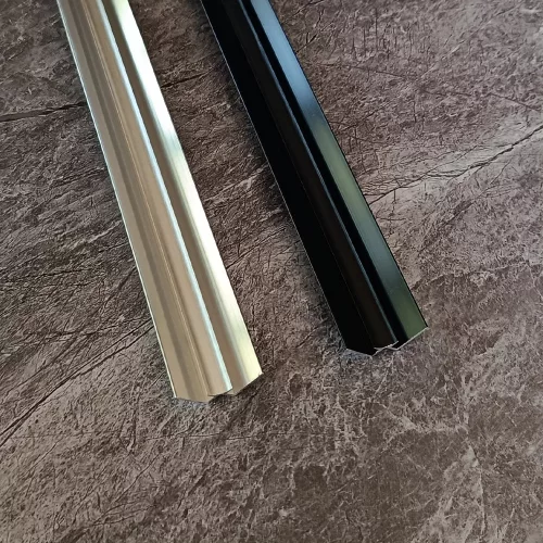 Sarokprofil, negatív, alumínium, 3000 mm, fényes felülettel - Ezüst