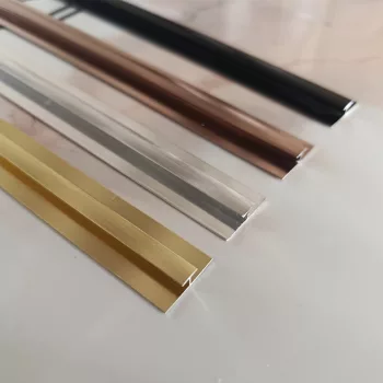   H-toldóprofil, alumínium, 3000 mm, fényes felülettel - Arany