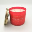 Illatgyertya, Colonial Candle Pop Of Color szójagyertya 3 kanóccal, 411 g - Pink Pepper & P