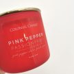 Illatgyertya, Colonial Candle Pop Of Color szójagyertya 3 kanóccal, 411 g - Pink Pepper & P