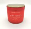 Illatgyertya, Colonial Candle Pop Of Color szójagyertya 3 kanóccal, 411 g - Pink Pepper & P