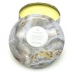 Illatgyertya, márvány mintás fém dobozban, 470 g, Coastal Shore