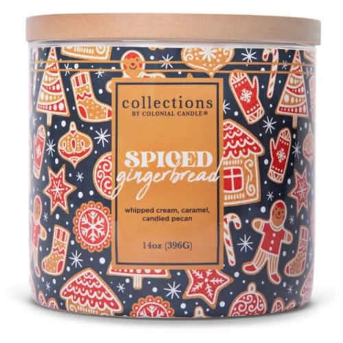 Kép 1/2 - Illatgyertya, Deco Collection, szója, Colonial Candle, 396 g - Spiced Gingerbread