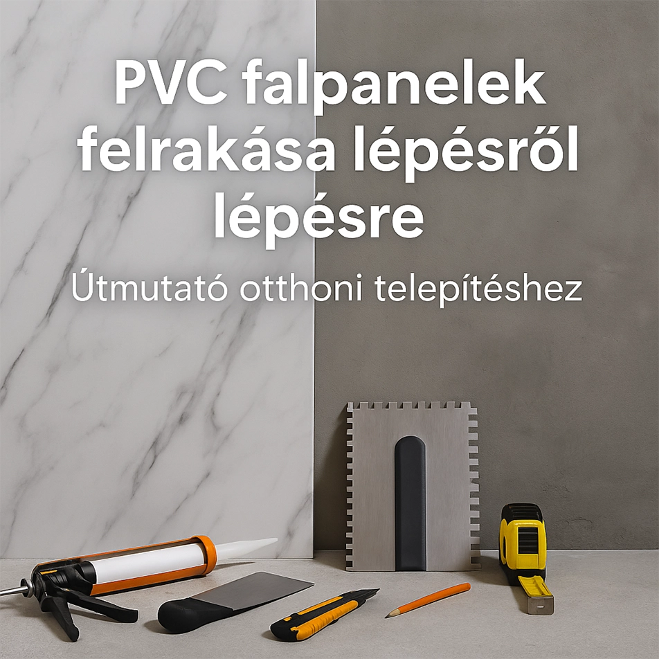 PVC falpanelek felrakása lépésről lépésre – Útmutató otthoni telepítéshez